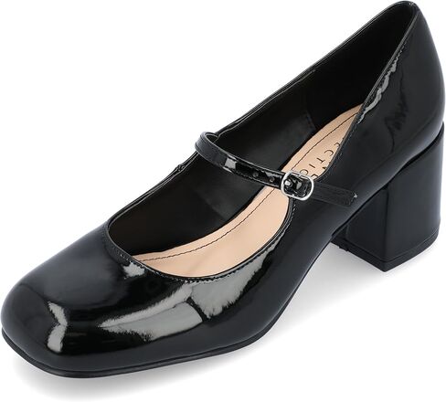 Journee Womens Okenna Low Heel Square Toe Pumps in Saudi Arabia
