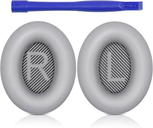 Ear Pads for Bose QuietComfort 35 ii, Premium Softer Leather Replacement Pads for Bose QC35 QC35ii Headphones Ear Pads Quiet Comfort, Noise Isolation Foam, Added Extra Thickness (Black) in Saudi Arabia