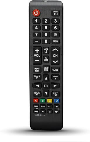 جهاز التحكم عن بعد لتلفزيون سامسونج الذكي يناسب جميع موديلات سامسونج LCD LED ثلاثية الأبعاد HDTV الذكية. (بدون بطارية) in Kuwait