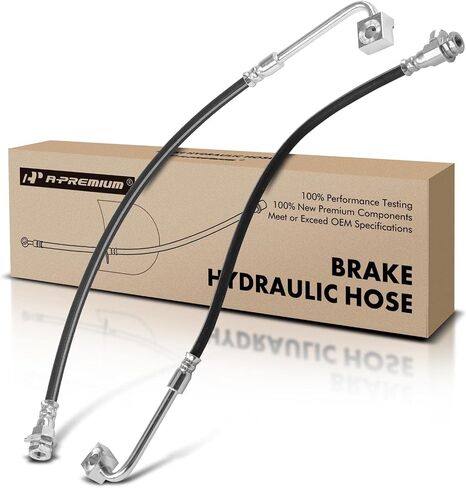 A-Premium Front Driver and Passenger Brake Hydraulic Hose Compatible with Ford Models - For F-250 1995-1997, For F-350 1995-1997, RWD - Replace# F5TZ2078A,Pack of 2 in Saudi Arabia