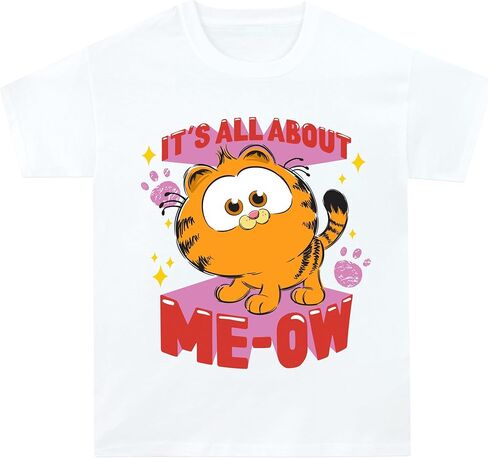 قميص غارفيلد | تيشيرت قطة | الجدة بنات الأعلى | قمصان بنات in Kuwait