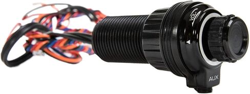 وحدة مصدر بلوتوث Hifonics TPS-BT1 Marine & Powersports (أسود) - مثبتة على لوحة القيادة، إضاءة خلفية، مخرجات RCA، عصا التحكم بأطراف الأصابع (الطاقة/الصوت/المسارات/عناصر التحكم في التشغيل) in Kuwait