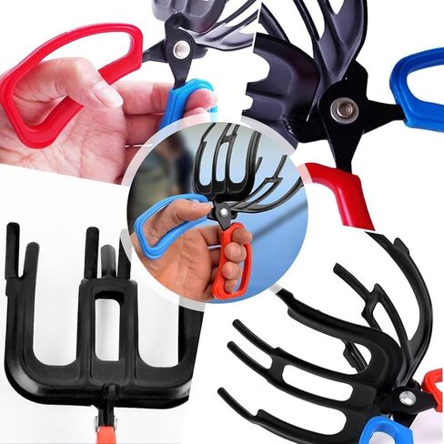2 Pcs Metal Fish Gripper, Upgrade Multifunctional 2/3 Claw Fishing Pliers Gripper Catch Fish Control Clamp, Fishing Accessories Fishing Pliers Control Forceps for Most Freshwater Fish in Saudi Arabia