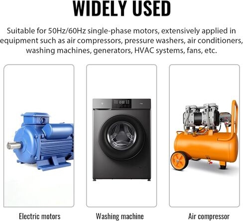 300uF/MFD CD60 Motor Start Capacitor 250VAC 50/60Hz for Electric Motor Starting 2 Pack in Saudi Arabia