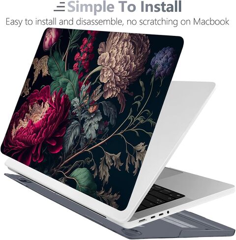 Batianda for M3 New MacBook Pro 14 inch Case 2023 2021 Release Model A2779/A2918 with M2 M1 Pro/Max Chip,Landscape Designed Clear Hard Shell with Keyboard Cover & Screen Protector, Alpine Stream in Saudi Arabia