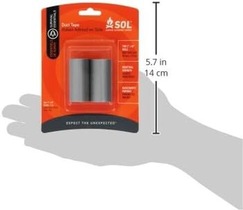 S.O.L. شريط لاصق أطول من Survive Outdoors، مقاس 2 × 50 بوصة، عدد 2 in Kuwait