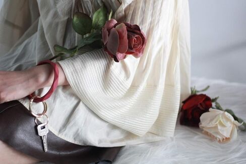 Mymazn Silicone Bangle Key Ring Bracelet Keychain holder for Women Girls Gift Wristlet Round Keyring in Kuwait