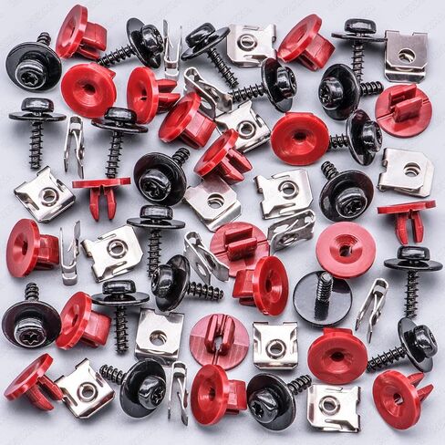 20 مجموعة من Rexka T30 Engine Splash Shield Guard غطاء سفلي براغي مجموعة مشبك صامولة متوافقة مع Ford Focus Fusion Escape Explorer C-Max Transit Connect Lincoln MKC in Kuwait