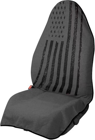 Lotusorchid 3D Dolphin Waterproof Sweating Car Seat Cover for Post Gym Workout, Comfy Bucket Car Seat Cover Protector for Women Men, Non-Slip Sweating Car Seat Cover Universal Fit, Blue in Saudi Arabia