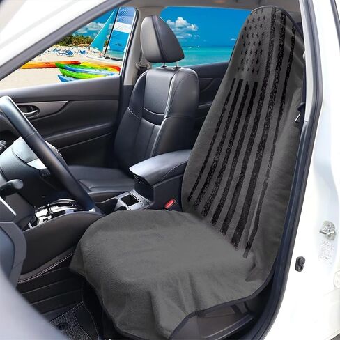 Lotusorchid 3D Dolphin Waterproof Sweating Car Seat Cover for Post Gym Workout, Comfy Bucket Car Seat Cover Protector for Women Men, Non-Slip Sweating Car Seat Cover Universal Fit, Blue in Saudi Arabia