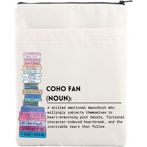 JNIAP COHO Fans Club Book Sleeve Colleen Fans Gifts COHO Reader Gifts Smut Reader Book Sleeve (COHO Fan)