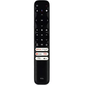 OEM Replacement Google Voice Remote Control RC813 for TCL Android TV Mini-LED QLED 4K UHD Smart TV with 6 Shortcut Buttons Netlfix/Prime/YouTube/TCL/AppleTv Buttons