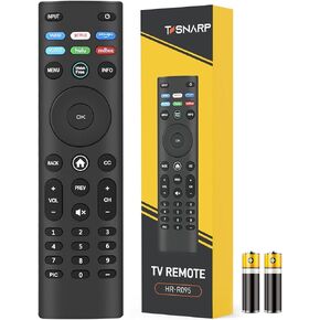 Remote (XRT140) with Vudu/Netflix/Prime/Disney/Hulu/Redbox Keys - Black