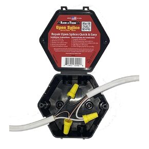 Rack-A-Tiers Open Splice Junction Box (Single), One-Piece Junction Box Splice Box. Repair Open Splices, 5 Second Installation Splice Box, Electrical Junction Box, Wire Junction Box (JB400)