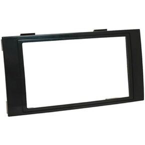 Scosche VW2342B Compatible with 2003-10 VW Touareg ISO Double DIN Dash Kit Black