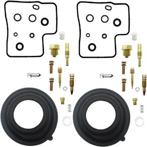 2-Pack Carb Carburetor Repair Kits Replacement for Honda Shadow 700 VT700C 1984-1986 Shadow 750 VT750C 1983 VT700 VT750