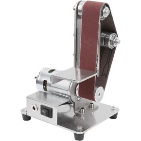 Electric Belt Sander 775 Motor Adjustable Belt Perpendicularity DIY Mini Belt Sander Built in Double Bearings DIY Polishing Grinding Machine Compact Size for Home Use (US Plug) in Saudi Arabia