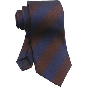 Men's Striped Ties Plaid Formal Business Groomsmen Necktie for Wedding