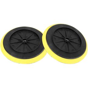 BATOCA 6 inches (150mm) Backing Pad, Backing Plate with 6" pad for Sanding Finishing Polishing Buffing Waxing, Suitable S3 Lithium-ion Battery Polisher, 2 Pack