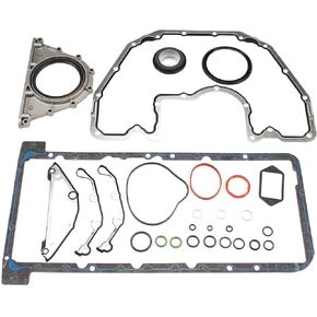 Crankcase Cover Gasket Oil Pan Gasket Fit for 2002-2010 BMW 540i 545i 550i 645Ci 650i 740i 740Li 745i 745Li 750Li X5 Alpina B7 E60 E61 E63 E64 E65 E66 E67 4.4L V8 62B44A N62B48B