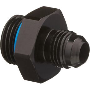 Edelbrock - RUS-670640 /Russell 670640 Black Anodized Aluminum -6AN Dry Sump/Fuel Fitting