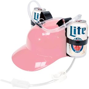 Ekkhysis Beer Hat,Funny Hat for Drinking Soda,Beer Helmet,Drinking Accessories Gifts for Man