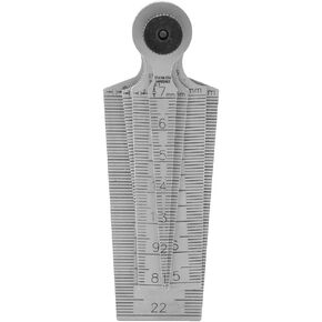 Fdit 1 Set Stainless Steel Welding Taper Feeler Gauge Rulers Hole Inspection Tool High Precision