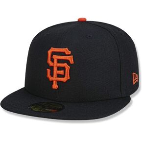 New Era 59FIFTY San Francisco Giants Black MLB 2017 Authentic Collection On Field Game Fitted Cap Size 7 1/2