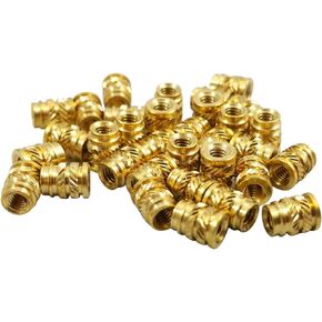 [initeq] M2.5-0.4 M2.5 Threaded Heat Set Inserts for 3D Printing (20, Long)