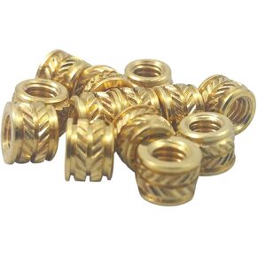 [initeq] M2.5-0.4 M2.5 Threaded Heat Set Inserts for 3D Printing (20, Long)