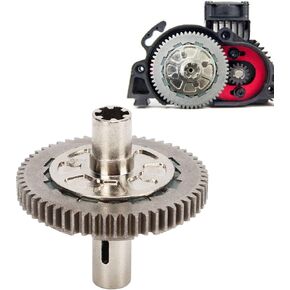 Metal Steel 57T 0.8Mod Slipper Set Slipper Clutch Spur Gear for Arrma 1/10 Granit for 1/8 RC Car, Metal Steel Slipper Set for RC Car, Spur Gear Slipper Clutch Set