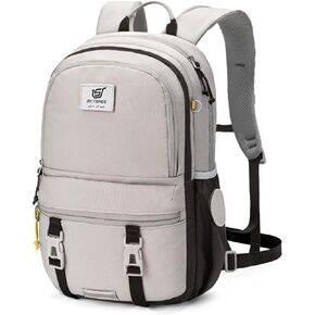 SKYSPER Kids Backpack - 18L School Backpacks Girls Multi-compartment Travel Bags Boys Bookbag Teen with DIY Sticker