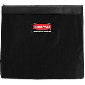 Rubbermaid Commercial Executive Series Collapsible Replacement Basket, 4-Bushel (1881782), Black