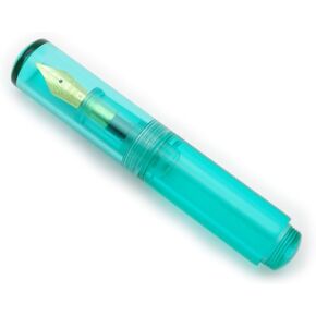 czxwyst Wancai Mini Transparent Pocket-Size Eyedropper Fountain Pen Fine Nib 0.5mm (Clear and bright)