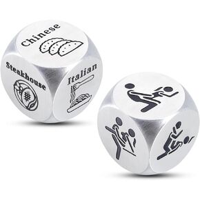 Valentines Day Gifts for Boyfriend Girlfriend Him Her Funny Date Night Gifts for Couples Gift Ideas Anniversary Steel Gifts for Husband Wife Gag Gifts for Women Men Adults Birthday Wedding Gifts 2 Pcs