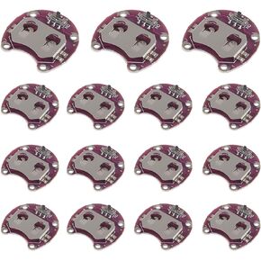 JUZITAO 15PCS Lilypad Coin Cell Battery Holder CR2032 Battery Holder Case Module CR2032 Mount Module for Small Slide Switch Board