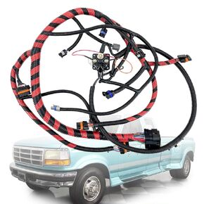 JaoRop F7TZ-9A451-CA Engine Wiring Harness Assembly Compatible with 1997 Ford F-250 HD F-350 F-Super Duty 7.3L Diesel F7TZ9A451CA