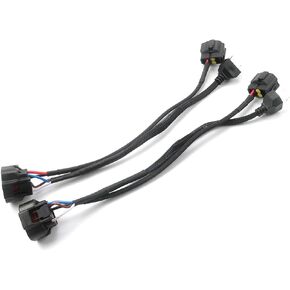 Compatible with Toyota Tundra OEM LED Headlight Conversion Harness with DRL Adapter Harness 2014-2019 (with DRL Power Harness)