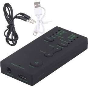 Mini Voice Changer Device, Portable Sound Card Broadcast Device Suitable for Mobile Phone Computer Laptop - 3-4 Hours Full Charge