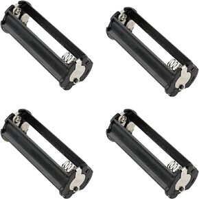 محولات تخزين البطارية الأسطوانية 1.5 فولت AAA حاملات البطاريات حالات تخزين البطارية الأسطوانية (أسود) 4 قطعة in Kuwait