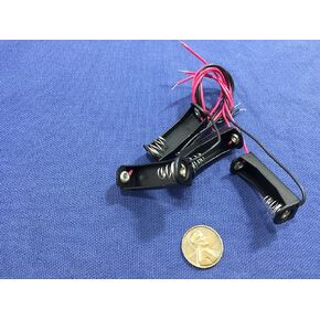 4 Pieces 12v Clip Holder Box Case 23a A23 Battery 6" Lead Black Alkaline B20 in Kuwait