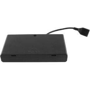DGZZI USB Female Socket 8 AA Battery Case Box Holder with ON-Off Switch Black
