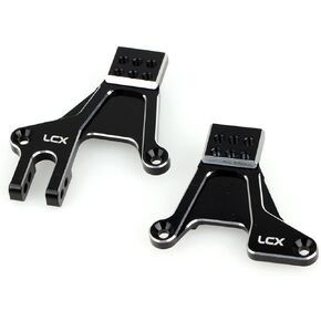 Racing 1/10th RC Crawler Car Aluminum Adjustable Front Shock Hoop Tower Shock Absorbers Bracket for Traxxas TRX4, Upgrades Parts Accessories