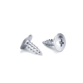 LONTAN 100 Pack #8 x 1/2" Phillips Truss Head for Drawer Slides Screws for Drawer Slides Galvanized Carbon Steel Screws