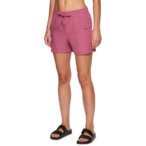 RBX Cargo Style Shorts for Women, Lightweight Quick Drying Stretch Woven Hiking Walking Short with Pockets