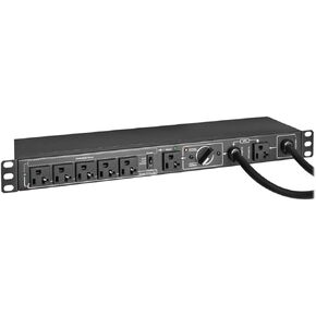 Tripp Lite PDU Hot Swap with Manual Bypass 15A 6 5-20R 2 5-20P Inputs 1URM (PDUB201U)