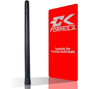 CK Formula Rubber Antenna, 7 inch Black OEM Stock Antenna Replacement, Internal Copper Coil, Universal Fit for Car, Truck, SUV, 1 Pack