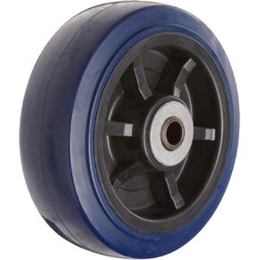 عجلات RWM UPR-0620-08 قطر 6 بوصة × عرض 2 بوصة يوريتان على عجلات من مادة البولي بروبيلين مع محمل أسطواني مستقيم، سعة 900 رطل in Kuwait