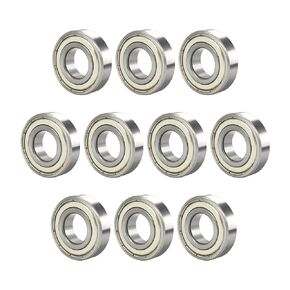 681XZZ 10 PCS Miniature Deep Groove Ball Bearing 1.5×4×2mm Double Metal Shielded Ball Bearing Chrome Steel P0 Z2 Bearing for Industrial Machine,Power Tools and Mechanical Equipment