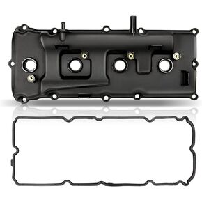 A-Premium Left Side Engine Valve Cover, with Gasket & PCV Valve & Spark Plug Seal Compatible with 2006-2017, Nissan Armada Pathfinder Titan NV2500 NV3500, INFINITI QX56, V8 5.6L, 13264ZE01A